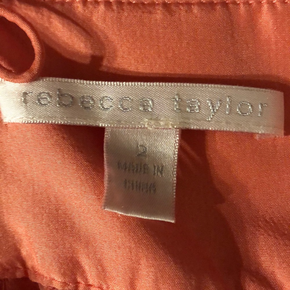 🟠 Rebecca Taylor 🟠 silk midi dress - Picture 5 of 7